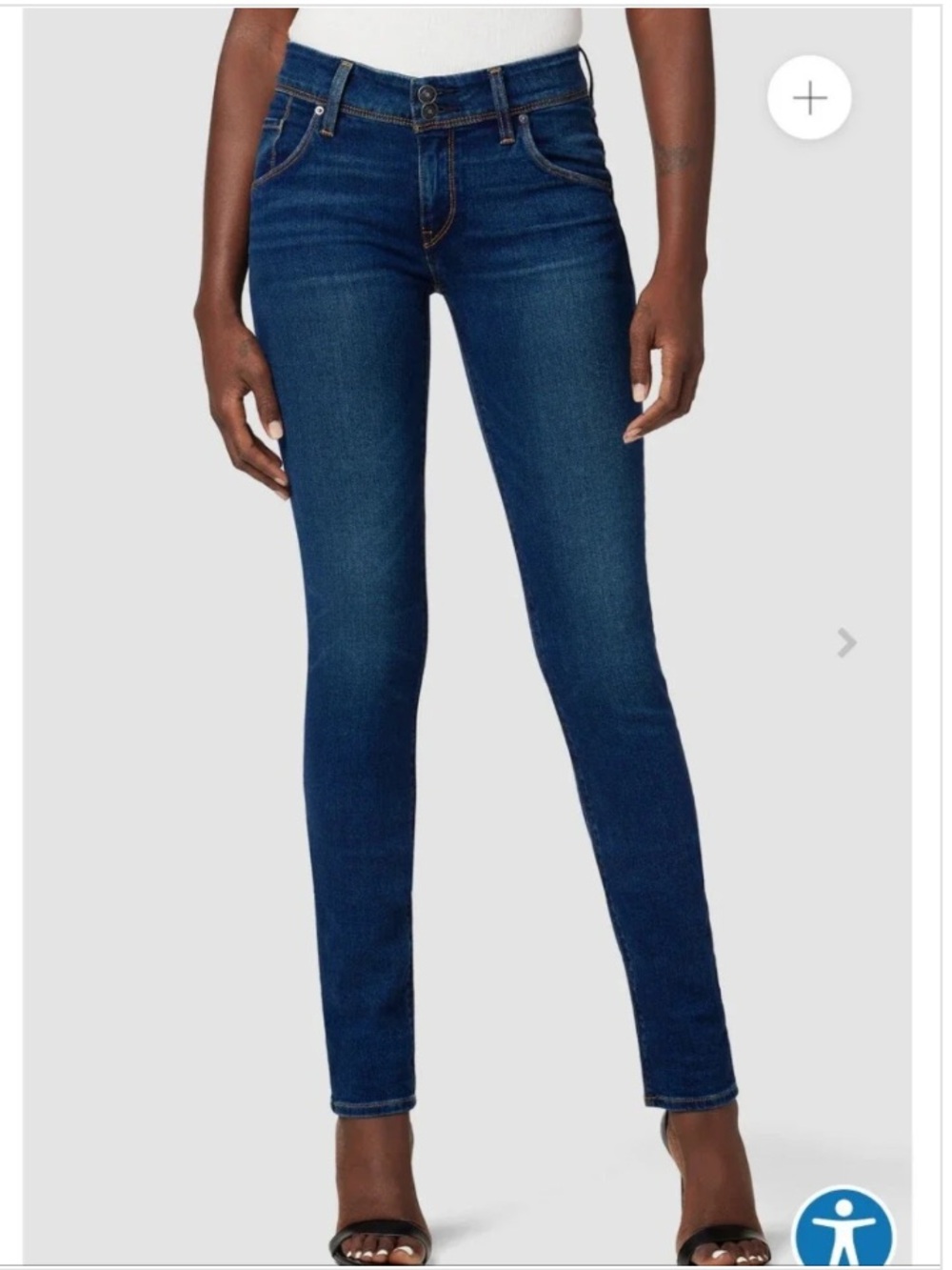 Hudson Ginny Straight Super Model Jean Size 26